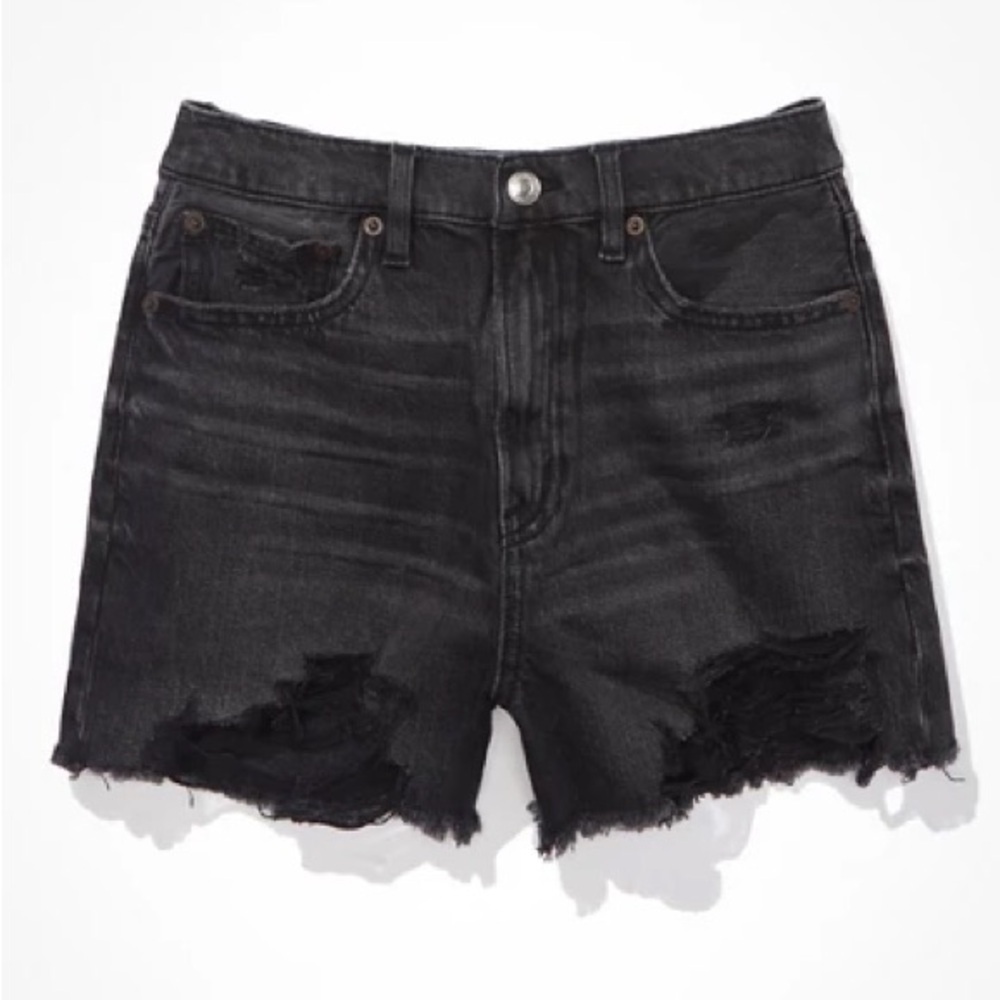 American Eagle - Black - Highest Waist '90s Boyfriend Short